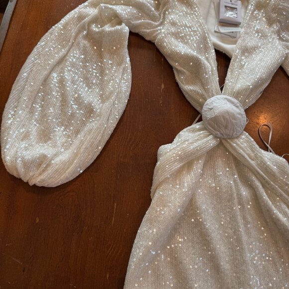 Nadine Merabi Caitlin White Dress - Picture 4 of 8